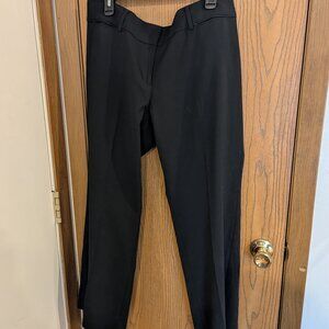 LOFT Marisa Straight Leg Sleek Professional Comfort Stretch Black Pants-14